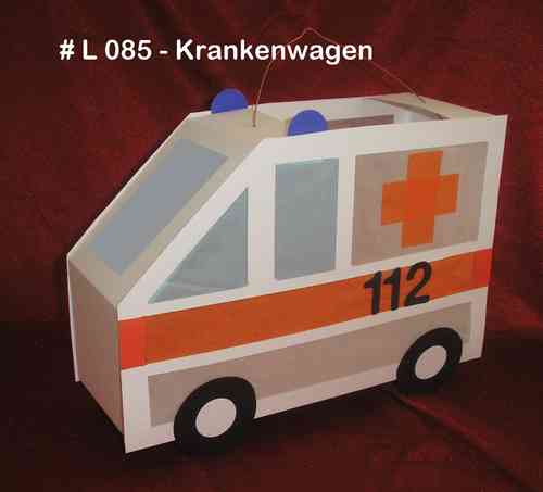 Laterne Krankenwagen RTW
