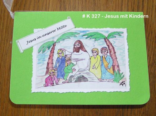 Karte Jesus segnet uns