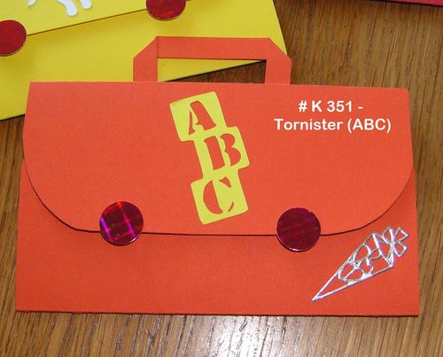 Karte Tornister ABC