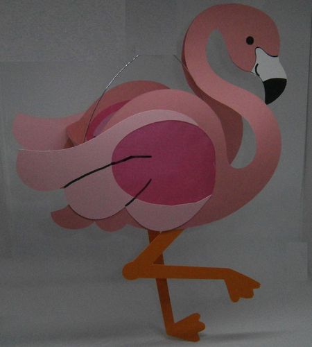 Laterne Flamingo